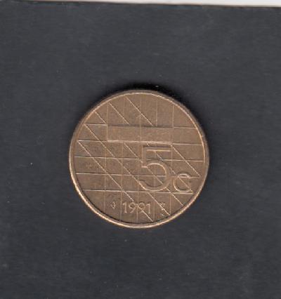 Beschrijving: 5 Gulden Beatrix